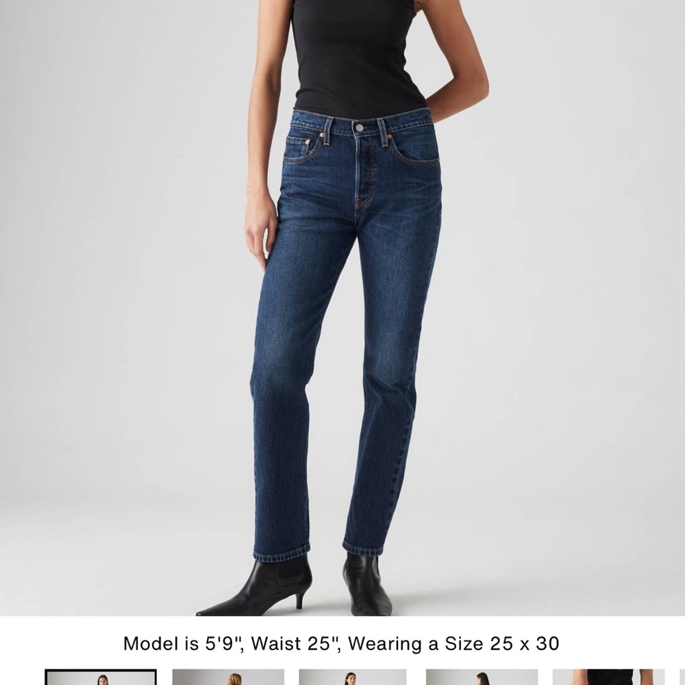 LEVI’S 501 straight leg jeans - 32 inch inseam